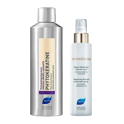 *Набір Phyto Фітокератин засіб 150 мл+ Фітокератин шампунь 200 мл