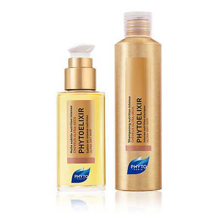 *Набір Phyto Поживний еліксир (Фітоеліксир олія 75мл+Фітоеліксир шампунь 200мл)