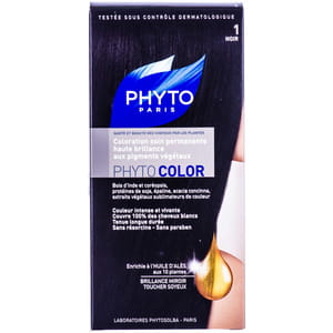 *Крем-краска Phyto Фитоколор №1 черный *Крем-краска Phyto Фитоколор №1 черный