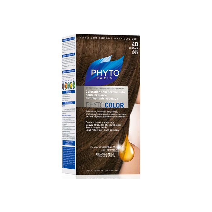 *Крем-краска Phyto Фитоколор №4D русо-каштановый золотистый *Крем-краска Phyto Фитоколор №4D русо-каштановый золотистый