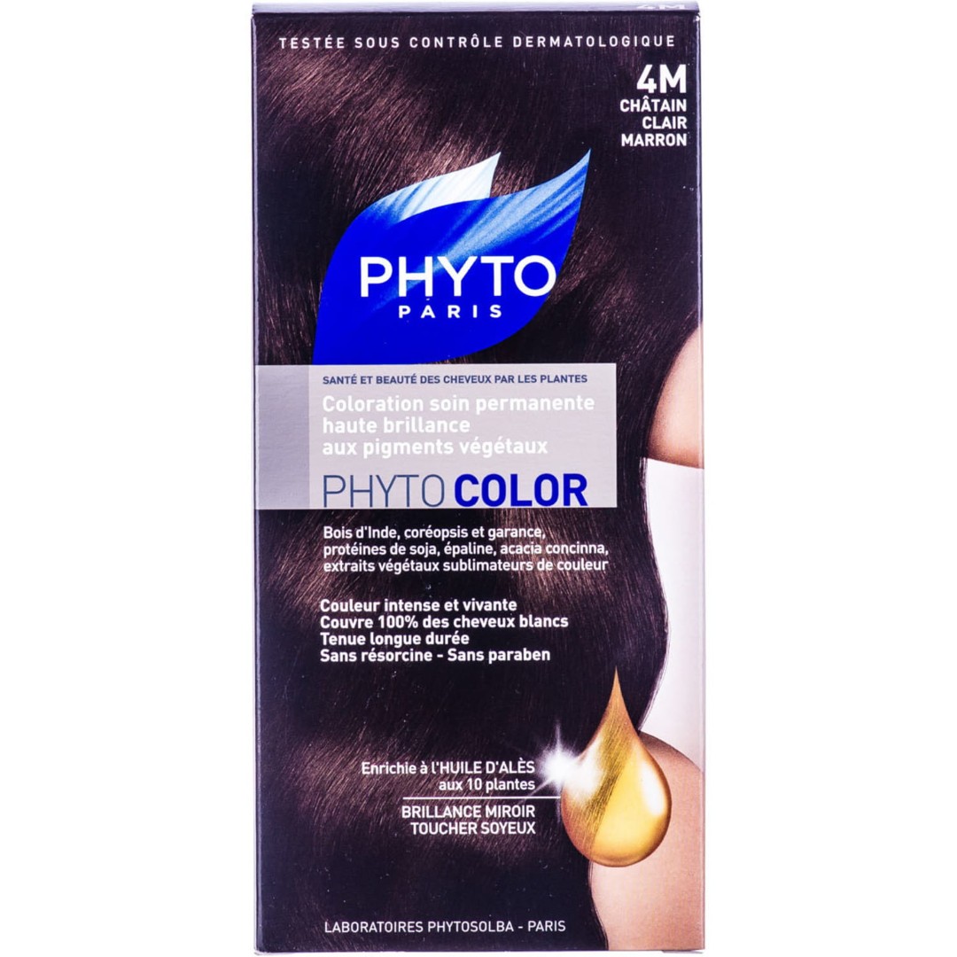 *Крем-краска Phyto Фитоколор крем-краска №4M русо-каштановый *Крем-краска Phyto Фитоколор крем-краска №4M русо-каштановый