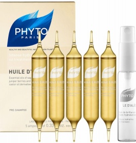 *Масло Phyto Алеса масляная баня для сухих волос ампулы №5 10 мл