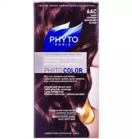*Крем-фарба Phyto Фітоколор №6AC темно-русявий акажу